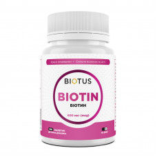 Біотин, Biotin, Biotus, 600 мкг, 100 таблеток Біотин, Biotin, Biotus, 600 мкг, 100 таблеток