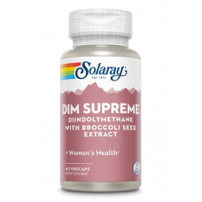 DIM комплекс (Диіндолілметан), DIM Supreme, Solaray, 60 капсул DIM комплекс (Диіндолілметан), DIM Supreme, Solaray, 60 капсул