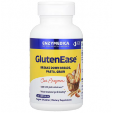 Ферменти для перетравлення глютену, GlutenEase, Enzymedica, 120 капсул Ферменти для перетравлення глютену, GlutenEase, Enzymedica, 120 капсул