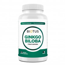 Гінкго Білоба, Ginkgo Biloba, Biotus, 100 капсул