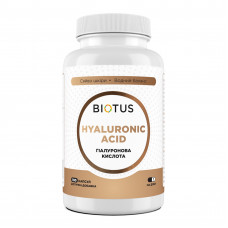 Гіалуронова кислота, Hyaluronic Acid, Biotus, 100 капсул