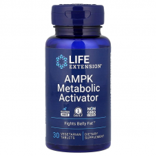 Активатор метаболізму AMPK, Metabolic Activator, Life Extension, 30 вегетаріанських таблеток