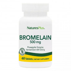 Бромелайн, Bromelain, Nature's Plus, 500 мг, 60 таблеток Бромелайн, Bromelain, Nature's Plus, 500 мг, 60 таблеток