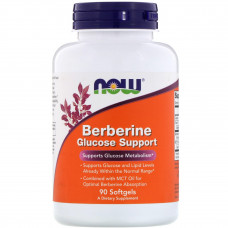 Підтримка рівня глюкози з берберином, Berberine Glucose Support, Now Foods, 90 гелевих капсул Підтримка рівня глюкози з берберином, Berberine Glucose Support, Now Foods, 90 гелевих капсул