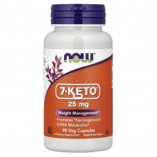 7 кето Дегідроепіандростерон, 7-KETO, NOW Foods, 90 вегетаріанських капсул (25 мг на капсулу) 7 кето Дегідроепіандростерон, 7-KETO, NOW Foods, 90 вегетаріанських капсул (25 мг на капсулу)