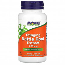 Корінь кропиви, Nettle Root, Now Foods, екстракт, 250 мг, 90 вегетаріанських капсул Корінь кропиви, Nettle Root, Now Foods, екстракт, 250 мг, 90 вегетаріанських капсул