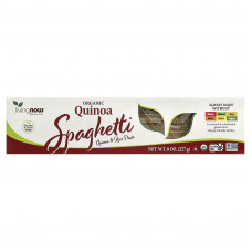 Спагетті з кіно, Quinoa Spaghetti, NOW Foods, Living NOW, органік, 227 г