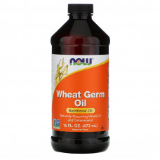 Олія зародків пшениці, Wheat Germ Oil, Now Foods, 473 мл