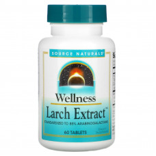 Модрина, Larch, Source Naturals, Wellness, екстракт, 60 таб. Модрина, Larch, Source Naturals, Wellness, екстракт, 60 таб.