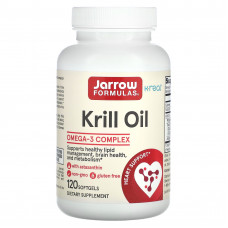 Масло криля, Krill Oil, Jarrow Formulas, 300 мг, 120 гелевих капсул