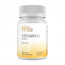 Вітамін С, Vitamin C, My Nutri Week, 500 мг, 60 капсул