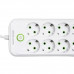 Мережевий фільтр-подовжувач 8 розеток 4xUSB-A 2xUSB-C 5м білий HP-5-55 Мережевий фільтр-подовжувач 8 розеток 4xUSB-A 2xUSB-C 5м білий HP-5-55