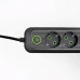Мережевий фільтр-подовжувач 3 розетки 3хUSB-A 1xUSB-C 5м чорний HP-5-36 Мережевий фільтр-подовжувач 3 розетки 3хUSB-A 1xUSB-C 5м чорний HP-5-36