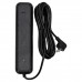 Мережевий фільтр-подовжувач 5 розеток 3xUSB-A 1xUSB-C 5м чорний HP-5-40