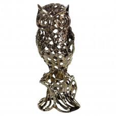 Декоративна фігурка Eagle-owl 12х11х28 см металева HP-7-15