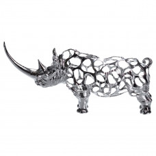 Декоративна фігурка Rhinoceros 23x6x10 см металева HP-7-23