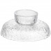 Фруктовниця на ніжці Ice Textured 15 см з крижаною текстурою скла Yiwu HP-34-88 Фруктовниця на ніжці Ice Textured 15 см з крижаною текстурою скла Yiwu HP-34-88