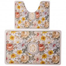 Набір килимків для ванни Flowers 2 штуки 80*50 см/50*40 см діатомітових Yiwu HP-42-174 Набір килимків для ванни Flowers 2 штуки 80*50 см/50*40 см діатомітових Yiwu HP-42-174