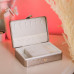 Скринька для прикрас з еко шкіри 16×11×4.7 см органайзер для ювелірних виробів HP-5-30GOLD Скринька для прикрас з еко шкіри 16×11×4.7 см органайзер для ювелірних виробів HP-5-30GOLD