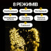 Гірлянда Кінський хвіст Мішура 1800 LED 20 ниток 3 м зелена, жовтий GarlandoPro D1800L3MGY Гірлянда Кінський хвіст Мішура 1800 LED 20 ниток 3 м зелена, жовтий GarlandoPro D1800L3MGY