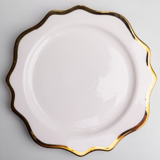 Блюдо сервірувальне порцелянове Antique White 30 см Yiwu HKPP-12 Блюдо сервірувальне порцелянове Antique White 30 см Yiwu HKPP-12