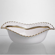 Салатниця порцелянова Sofia Gold 31 см Yiwu AP-23-1 Салатниця порцелянова Sofia Gold 31 см Yiwu AP-23-1