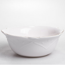Салатниця кругла порцелянова Pearl 25 см Yiwu HP-HK-C23