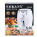 Аерофритюрниця Sokany на 5 літрів, 1500 Вт біла SK-3010 Аерофритюрниця Sokany на 5 літрів, 1500 Вт біла SK-3010