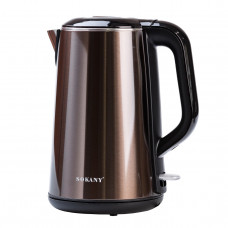 Електрочайник Sokany SK2203 2.2 л коричневий Електрочайник Sokany SK2203 2.2 л коричневий