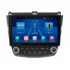 Штатная магнитола Lesko для Honda Accord VII Рестайлинг 2005-2008 экран 10" 6/128Gb 4G Wi-Fi GPS Top