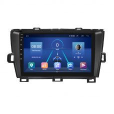 Штатная магнитола Lesko для Toyota Prius III (XW30) 2009-2011 экран 9" 2/32Gb 4G Wi-Fi GPS Top