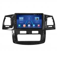 Штатная магнитола Lesko для Toyota Fortuner I 2005-2015 экран 9" 4/32Gb 4G Wi-Fi GPS Top