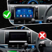 Штатная магнитола Lesko для Toyota Estima III Рестайлинг 2008-2012 экран 9" 4/32Gb 4G Wi-Fi GPS Top