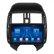 Штатная магнитола Lesko для Nissan Latio I (N17) 2012-2014 экран 9" 4/32Gb 4G Wi-Fi GPS Top