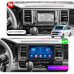 Штатная магнитола Lesko для Volkswagen Transporter T6 2015-2019 экран 9" 4/32Gb 4G Wi-Fi GPS Top