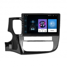 Штатная магнитола Lesko для Mitsubishi Outlander III Рестайлинг 2 2015-2018 экран 10" 1/16Gb Wi-Fi GPS Base