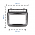 Переходная рамка Volkswagen Touareg 2010-2018 (7443) 9"