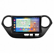 Штатная магнитола Lesko для Hyundai i10 II 2013-2016 экран 9" 2/32Gb CarPlay 4G Wi-Fi GPS Prime