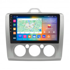 Штатная магнитола Lesko для Ford Focus II Рестайлинг 2007-2011 экран 9" 2/32Gb CarPlay 4G Wi-Fi GPS Prime