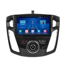 Штатная магнитола Lesko для Ford Focus III Рестайлинг 2014-2019 экран 9" 6/128Gb 4G Wi-Fi GPS Top