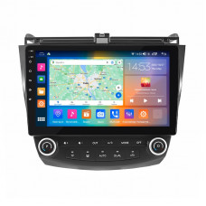 Штатная магнитола Lesko для Honda Accord VII Рестайлинг 2005-2008 экран 10" 2/32Gb CarPlay 4G Wi-Fi GPS Prime