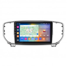 Штатная магнитола Lesko для Kia Sportage IV Рестайлинг 2018-н.в. экран 9" 2/32Gb CarPlay 4G Wi-Fi GPS Prime