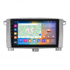 Штатная магнитола Lesko для Toyota Land Cruiser 100 Series Рестайлинг 1 2002-2005 экран 9" 2/32Gb CarPlay 4G Wi-Fi GPS Prime