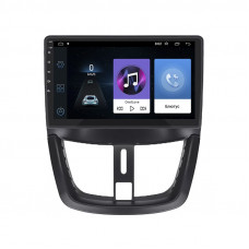 Штатная магнитола Lesko для Peugeot 207 I Рестайлинг 2009-2015 экран 9" 1/16Gb Wi-Fi GPS Base