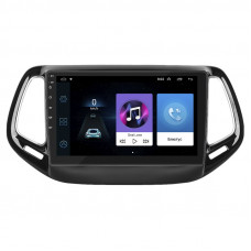 Штатная магнитола Lesko для Jeep Compass II 2017-н.в. экран 10" 1/16Gb Wi-Fi GPS Base