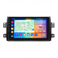 Штатная магнитола Lesko для Fiat Sedici  2005-2014 экран 9" 2/32Gb CarPlay 4G Wi-Fi GPS Prime