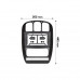Переходная рамка Chrysler Grand Voyager 2001-2007 Caravan 4 2000-2007 (5314) 10.1"