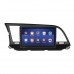 Штатная магнитола Lesko для Hyundai Avante VI 2015-н.в. экран 9" 4/64Gb 4G Wi-Fi GPS Top