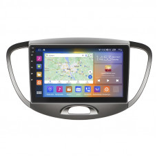 Штатная магнитола Lesko для Hyundai i10 I 2007-2013 экран 9" 2/32Gb CarPlay 4G Wi-Fi GPS Prime