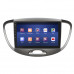 Штатная магнитола Lesko для Hyundai i10 I 2007-2013 экран 9" 4/64Gb 4G Wi-Fi GPS Top